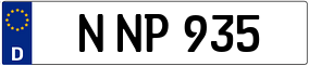 Truck License Plate